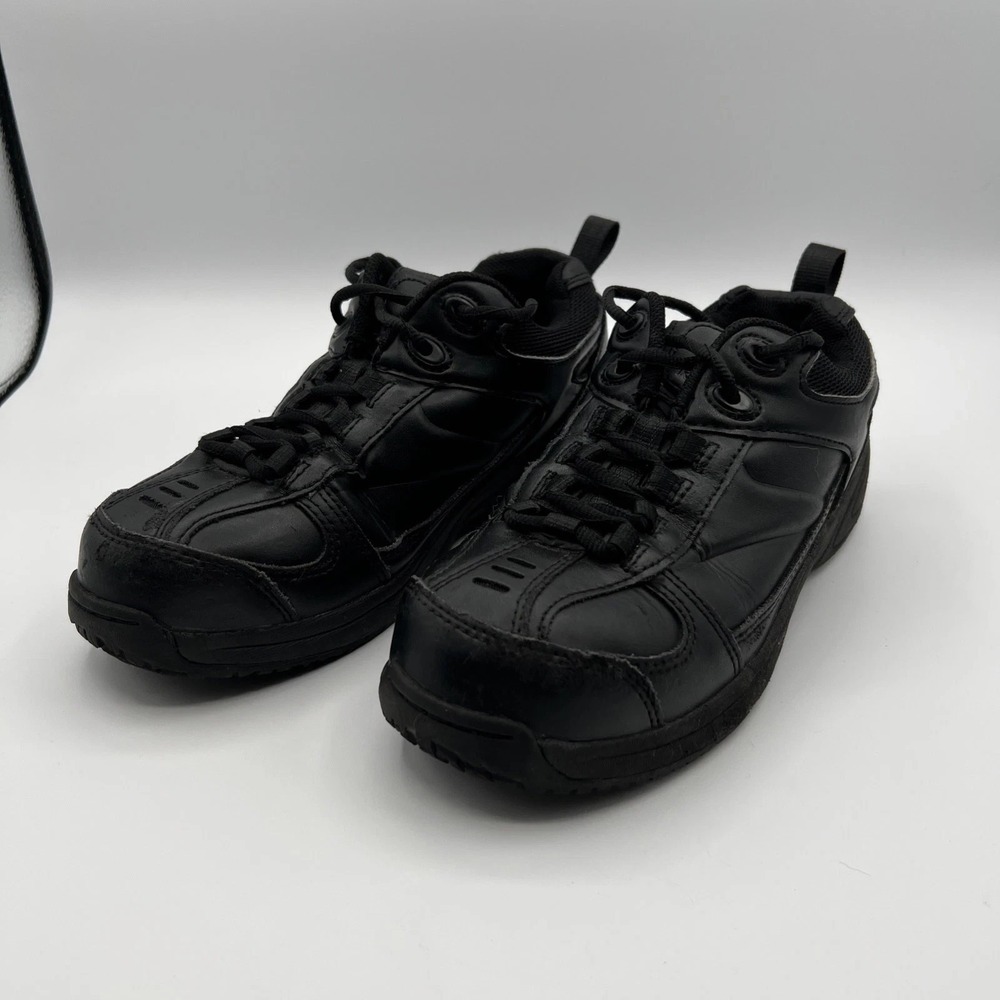Reebok Work Jorie Slip Resistant Work Shoes Womens 6W Black Leather RB1100